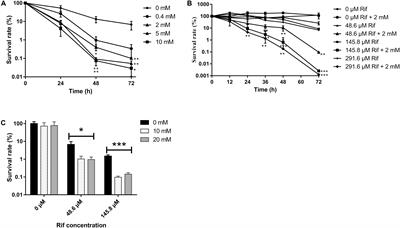 The Synergistic Effect of Exogenous Glutamine and Rifampicin Against Mycobacterium Persisters